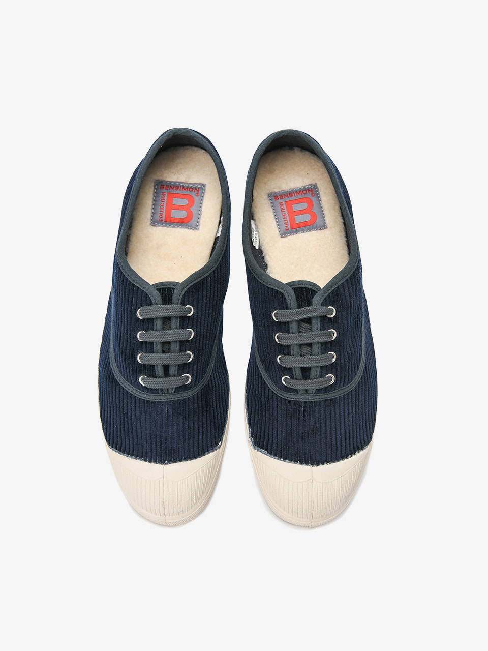 LIMITED WOMAN LACET CORDUROY - NAVY