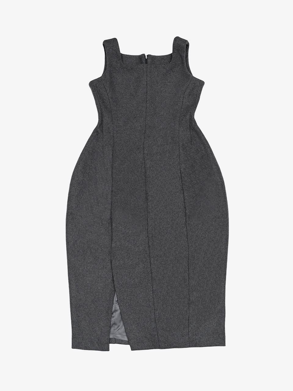 COCOON DRESS - CHARCOAL