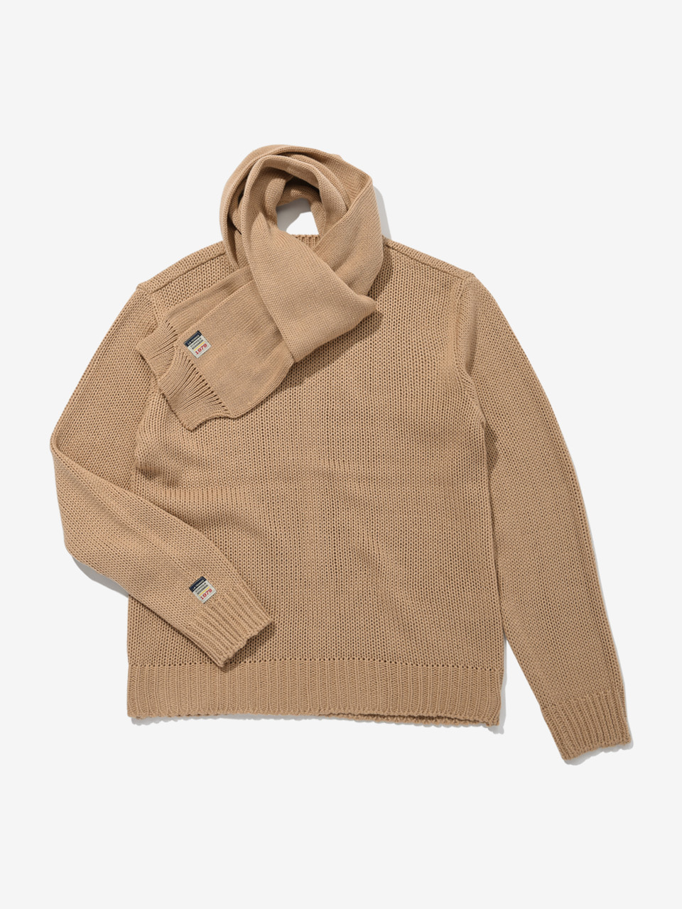 Heritage Label Sweater Set_Deep beige BP9FSW203BE