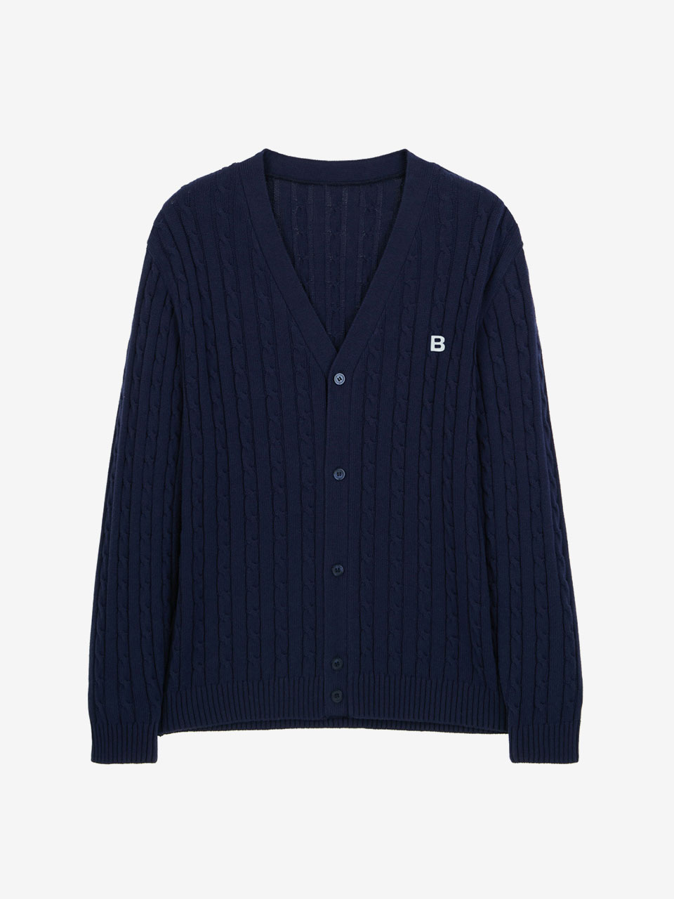 [LIMITED] KNIT CARDIGAN (FOR MEN) - NAVY