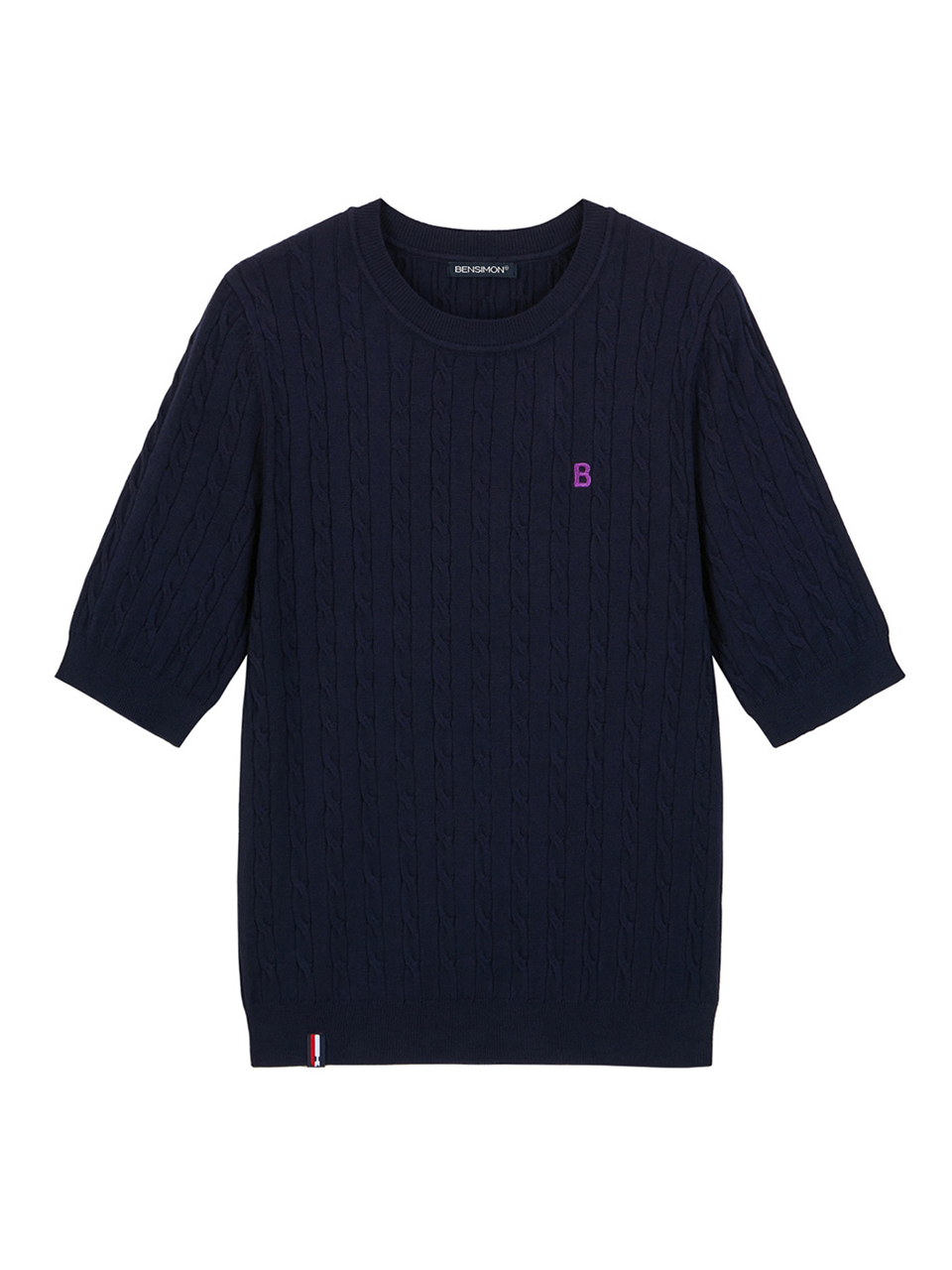 [LIMITED] SUMMER ECLAIRER CABLE KNIT (FOR WOMAN) - FRENCH NAVY