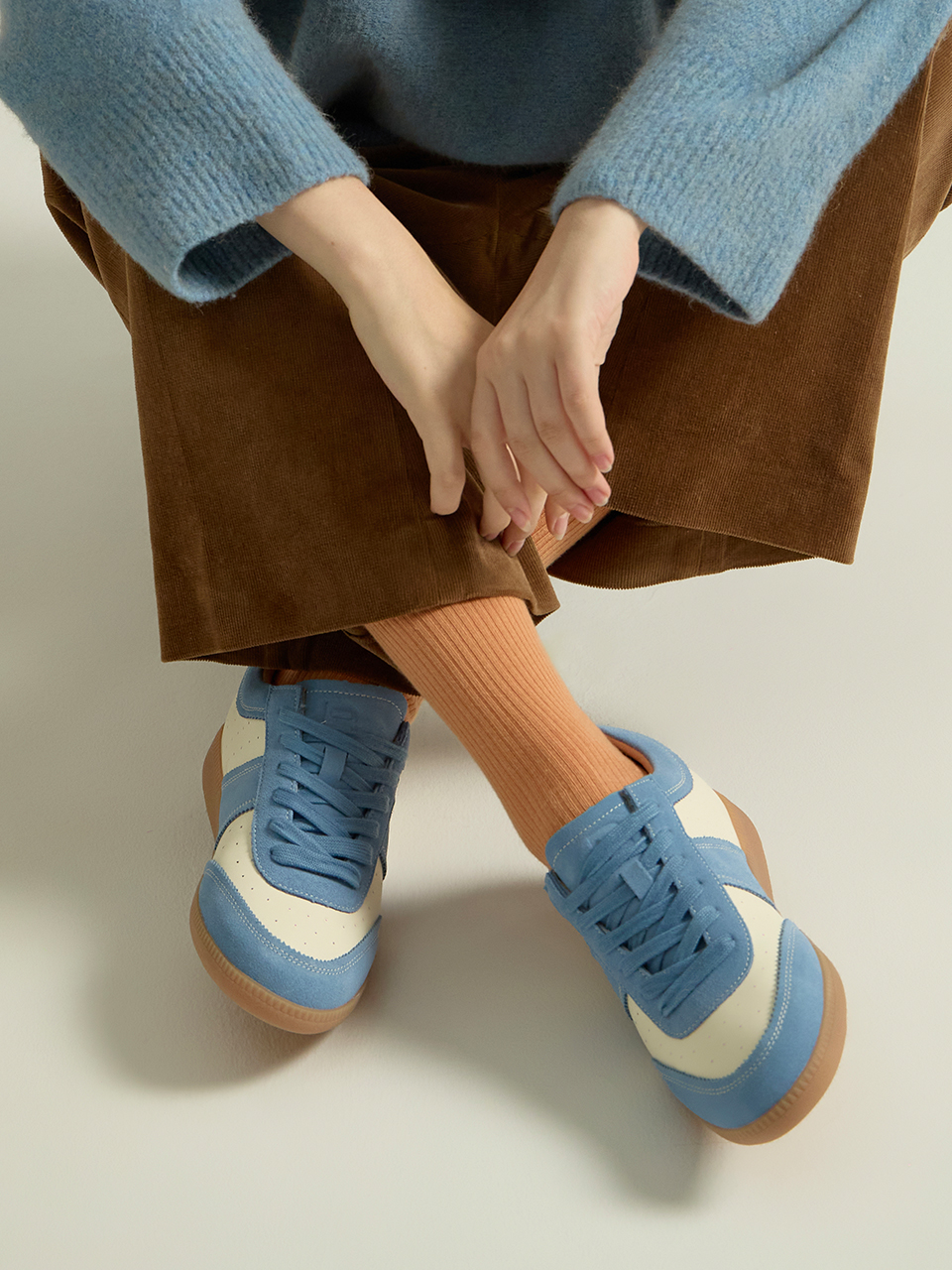 [LIMITED] HERITAGE CUIR LEATHER SHOES (FOR WOMAN) - CASHMERE BLUE