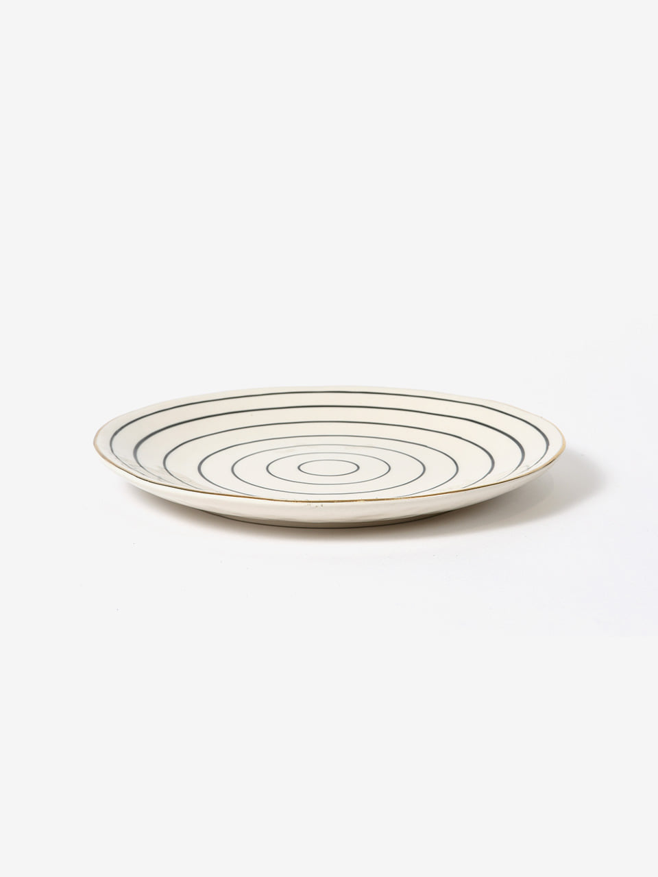 Irregular plate lines with gold line - Large