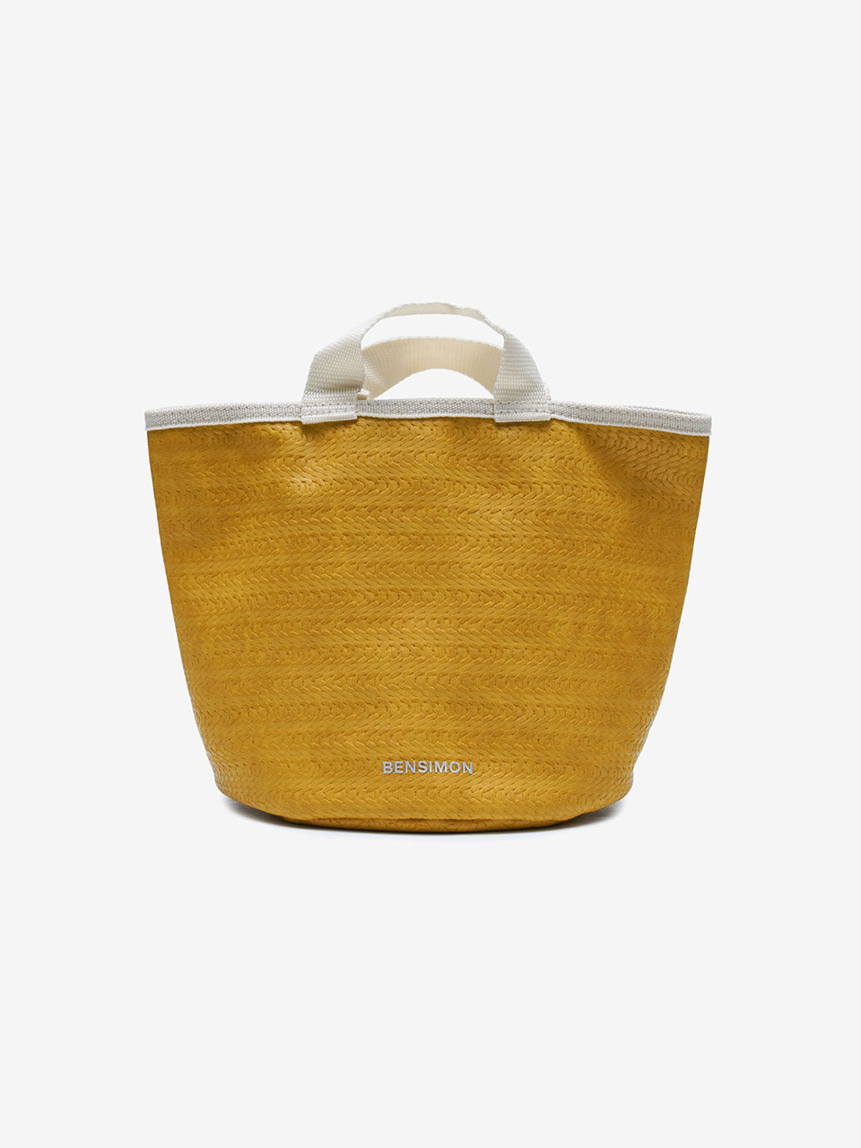 [PARIS COLLECTION] POLYESTER BUCKET STORAGE BAG SMALL - CURRY
