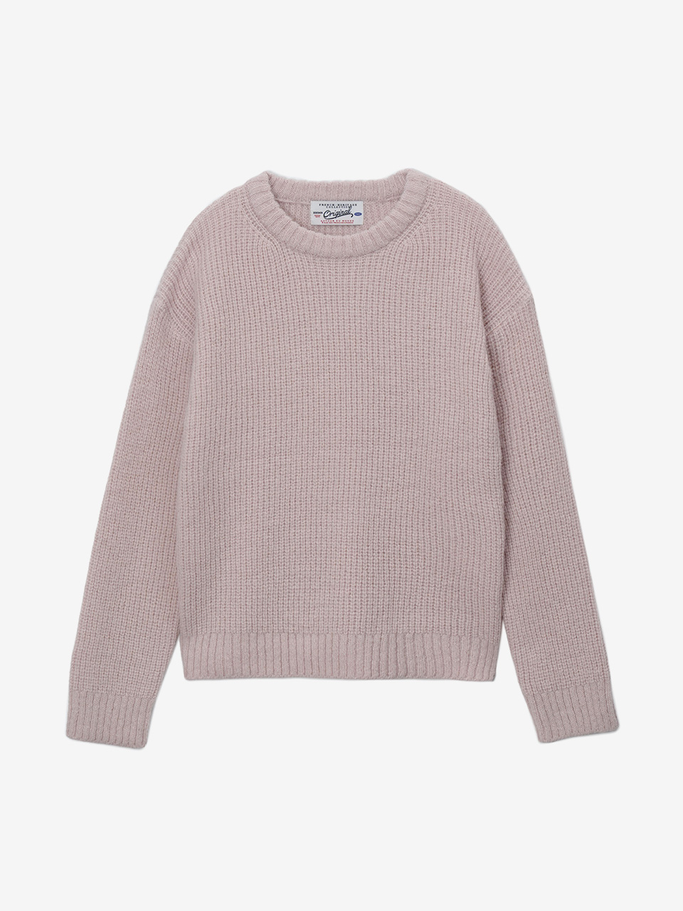 [23FW] WAFFLE KNIT PULLOVER - PINK